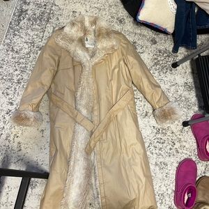 London Fog Fur lined trench